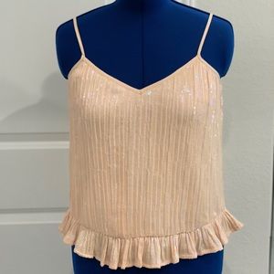 Anthropologie Sequin Tank Sz 2